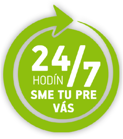 24/7 HODÍN SME TU PRE VÁS